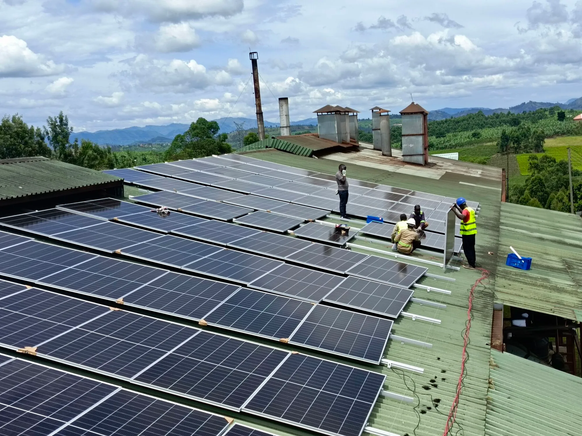 Solar installation Uganda